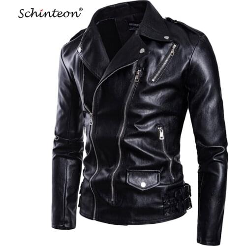 Мужские байкерские куртки Schinteon China At AliExpress