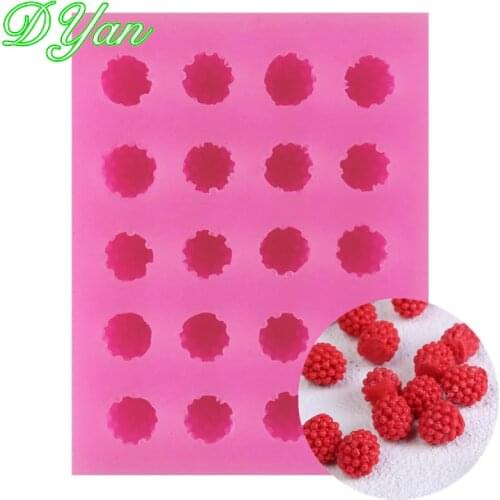 Raspberry Strawberry Silicone Fondant Mould Chocolate Cake Mold Decor Silicone Cake Mould Cupcake Decoration Tools A1836