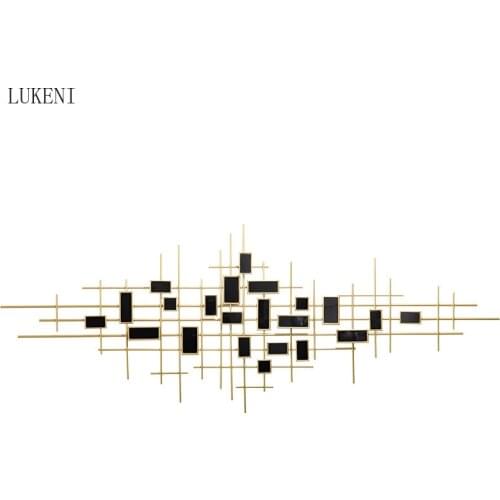 Modern Light Luxury Wrought Iron Wall Decoration Porch Living Room Sofa Background Corridor Hanging Study Decoration Pendant