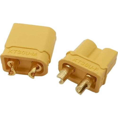 XT30 Male Female Bullet Connector Copper XT-30 Connectors Plugs Socket for RC Lipo Battery Quadcopter Motor Controller Toys