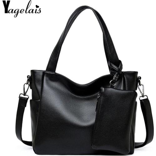 2 Sets Women Bag Luxury Handbags Genuine Leather Women Shoulder Bags Famous Brand Designer Ladies Messenger Bags Casual Tote Bag