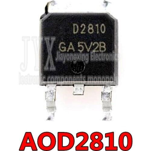 10PCS/LOT AOD2810 46A 80V TO252 D2810 New original spot hot sale