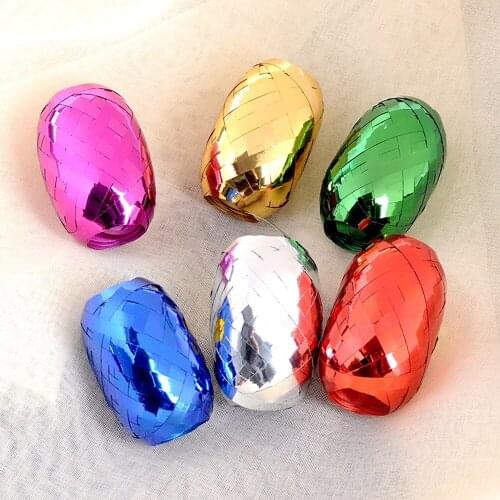 6PCS 5mm*10m balloon rope foil laser ribbon for balloon packaging wedding birthday party decoration baby shower christmas