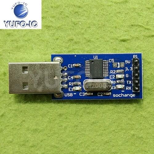 Free Ship 1PCS USB Converter/Download Module Ch340t ISP Download Module USB to TTL Support Win7