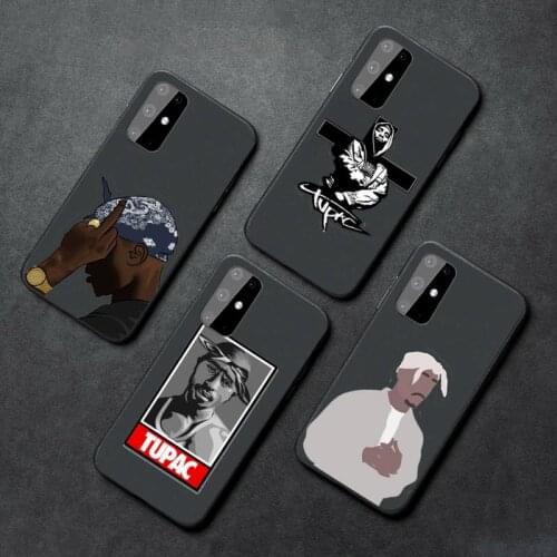 Rapper 2Pac Tupac Shakur Phone Case For Samsung A32 A51 A52 A71 A50 A12 A21S S10 S20 S21 Plus Fe Ultra