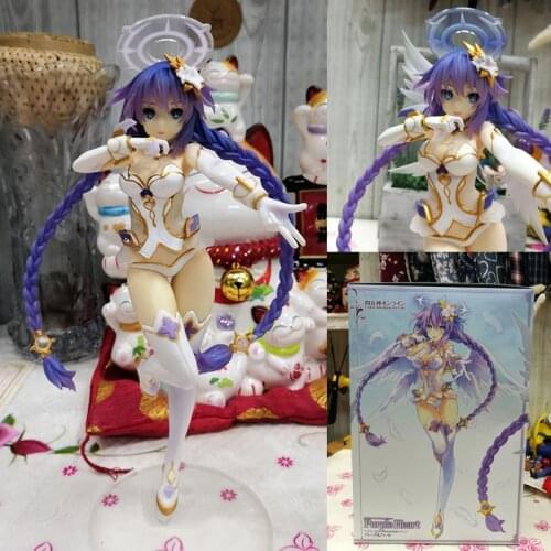 25cm Japanese Anime Hyperdimension Neptunia Purple Heart Neptune PVC Action Figures Collection Model Toys for Gift 1/6 Japan