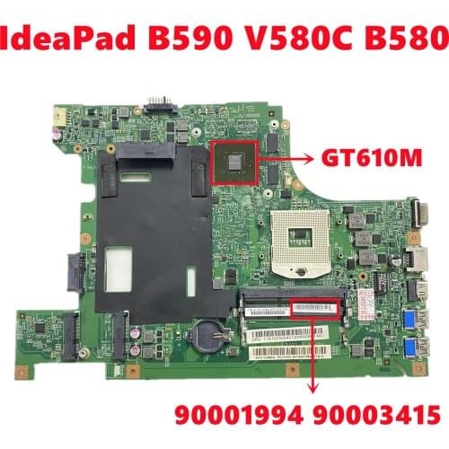 FRU:90003413 90003415 Mainboard For Lenovo IdeaPad B590 V580C B580 Laptop Motherboard With N14M-GE-B-A2 HM77 100% Tested Working