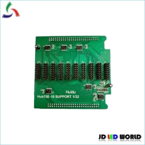 HUB75E HUIDU HUB75E-10 10 groups HUB75 interface ports LED controller hub adapter board suit for HUIDU C10 C30