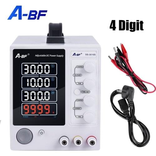 A-BF DC Regulated Power Supply Unit Adjustable Laboratory Power Feeding Lab Current Voltage Switching Bench Source 30V 60V 10A