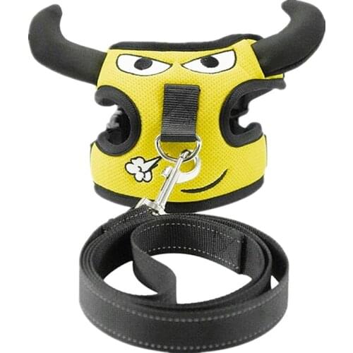 Dog Harness Leash Set Breathable Mesh Adjustable Dog Chest Clothes Vest Pug Corgi French Bulldog Schnauzer for Small Medium Dogs