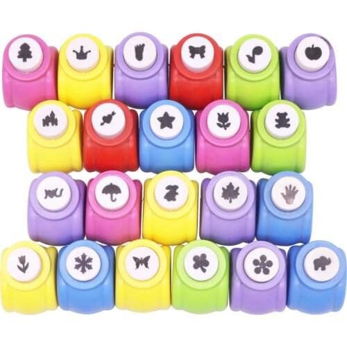 1 pcs DIY Hole Punch Metal Embossing Machine Student School DIY Hand Tools Appearance Color Random 30*26*33mm Pressing Paper