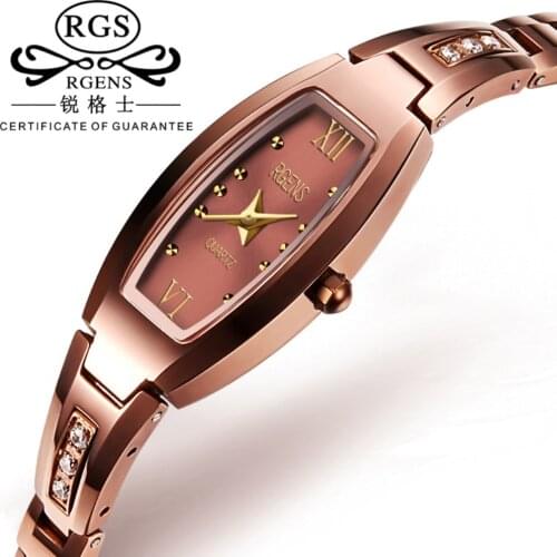 Montre Femme Top Tungsten Steel Watch Luxury Womens Fashion Brand Quartz Watch Womens Hand Watches Waterproof Watches Relogio