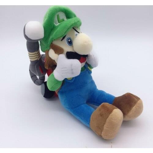 22cm 9" Super Marios Series Scared Luigi Mansion 2 Soft Plush Toy Doll