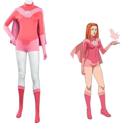 Invincible Atom Eve Cosplay Costumes Outfits Halloween Carnival Suit