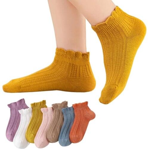 2021 New childrens socks thin boys and girls casual socks
