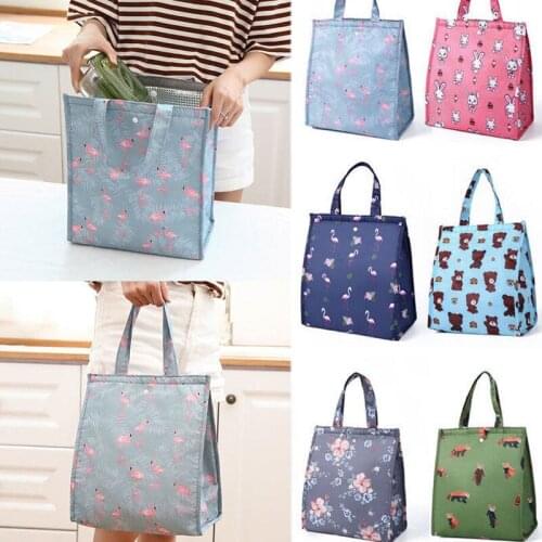 Waterproof Lunch Bags for Women Ladies Girls Adult Portable Insulated Lunch Bag Picnic Bags Tote Cooler Kids School Lunchbox New