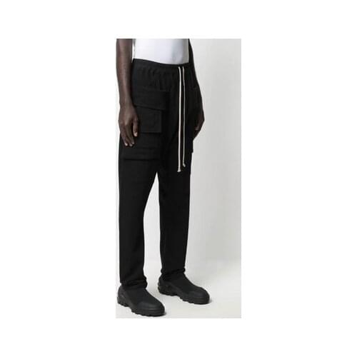 New Style young mens casual pants popular mens pants handsome straight leg pants loose-fitting micro-bullet sports pants