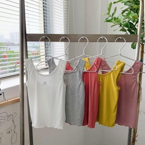 Little Girls Clothing Cotton Sleeveless Vest Cartoon Print Toddler Girls T-shirts Kids Clothes Summer 2019 Baby Girl Tees New