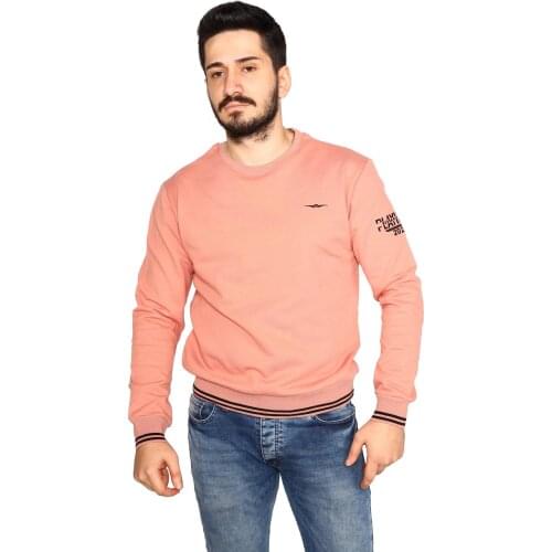 Pink Sweatshirt with 3 Yarn Fabric Elastic