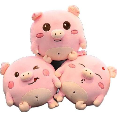 Net red ins piggy pig car sofa pillow bedside cushion soft pig pig plush toy cute rag doll doll sleeping pillow girl office bedr