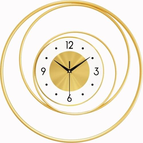 Modern minimalist atmosphere wall clock living room light luxury home clock creative fashion decoration wall watch