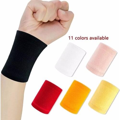 1 Pair Sports Compression Protective Wristband Exercise Wrist Brace Soft Wrist Cuff Breathable Wrist Support Wrist Protector