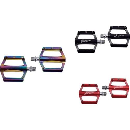 Swtxo New Mountain Bike 3 Colors Platform Alloy Road Bike Pedals Ultralight Mtb Bicycle Pedal Bike Accessories