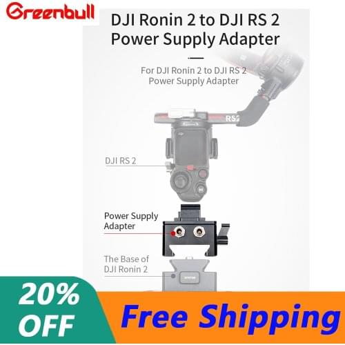 Universal GreenBull Honsien Power Supply Plate Baseplate For DJI Ronin2 To RS2 3-Axis Gimbal Adapter
