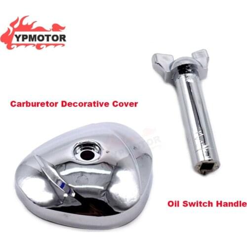 VLX 400 600 ABS Carburetor Carb Decorative Cover Guard Cap & Fuel Oil Tank Switch Handle For Honda Steed 400/600 VLX400 VLX600