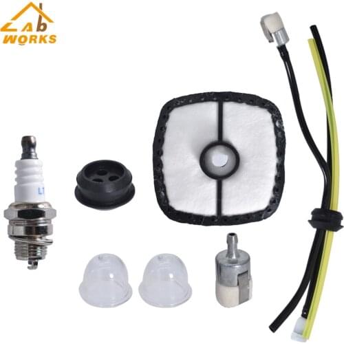 Air Filter Fuel Line Grommet Tune-Up Kit for Echo PPF-210 PPF-211 SRM-210 SRM-21