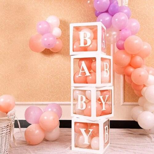 High popularity hot sale red balloon box transparent baby surprise box proposal confession birthday party decoration love box