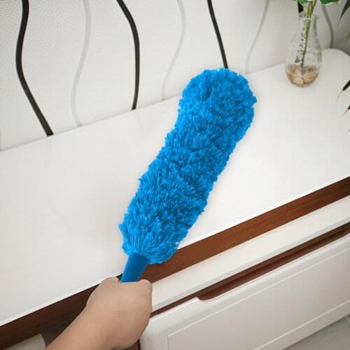 1pc Cleaning Brush Washable Telescopic Dust Collector Microfiber Cleaning Brush Removal Collector Duster Cleaning Dusting Brush