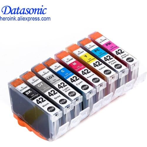 24 PCS For Canon CLI 42 CLI-42 Compatible Ink Cartridge With Chip For Canon Pixma Pro-100 Printer