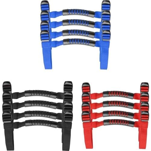 Grab Handles Grip Handle for 1995-2021 Wrangler YJ TJ JK JKU JL Sports Sahara Freedom Rubicon X Roll Bar 4Pcs
