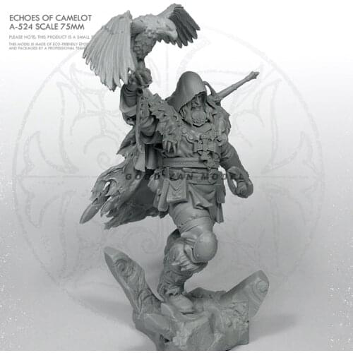 75MM Resin model kits DIY figure colorless and self-assembled A-524