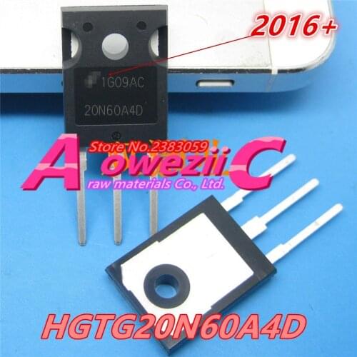 Aoweziic 2016+ 100% new imported original HGTG20N60A4D 20N60A4D TO-247 IGBT FET 20A 600V