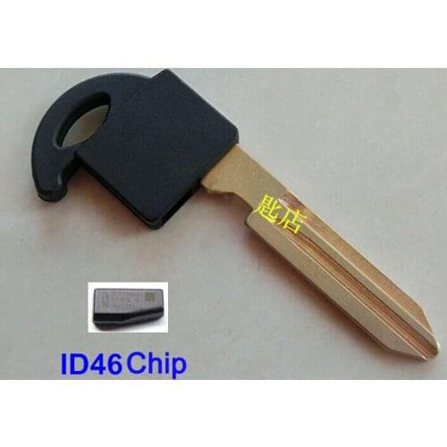 Emergency Smart Small Remote Key Blade For Nissan Elgrand With ID46 Chip
