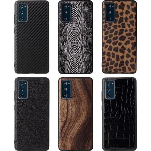 Cover for Samsung S20 Plus ULRTA FE Case Protector Luxury Leather Snake Leopard Print