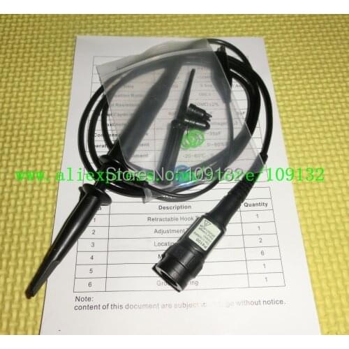 P4100 Oscilloscope Probe 100:1 High Voltage Withstand 2KV 100MHz