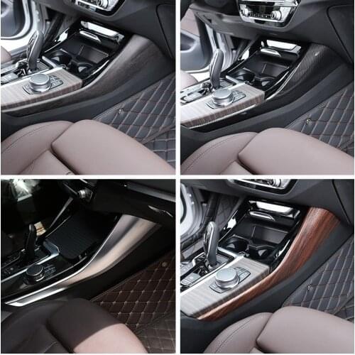 Auto Accessories For BMW X3 G01 2018-2020 ABS plastic Center Console Side Decoration Strips Trim Interior Car Accessories4 Color