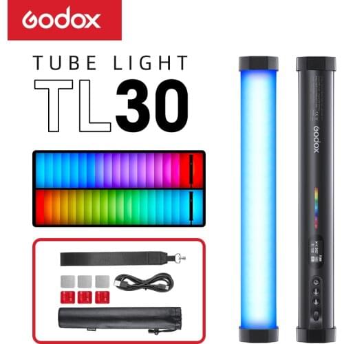 Godox TL30 Pavo Tube Light RGB Color Photography Light Handheld Light Stick with APP Remote Control for Photos Video Movie Vlog