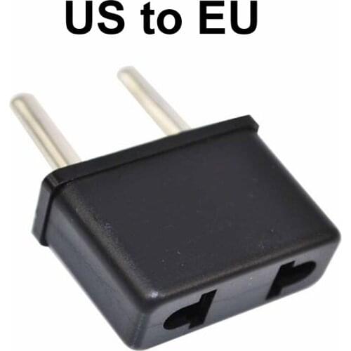Kebidu Universal EU American AC Power Plug Home Travel Adapter Adapter Wall Charger Jack Connector Socket Plug