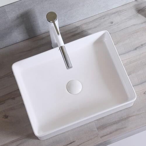 Nordic ceramic washbasin square basin simple black bathroom European art washbasin home basin