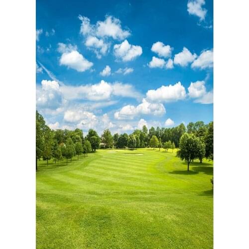 Grassland Trees Garden Photographic Backdrop Custom Fond Backgrounds Photo Studio for Pets Children Baby Portrait Photoshoot