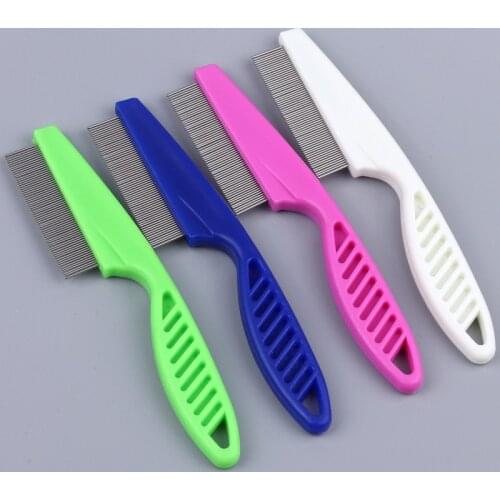 Home Pet Animal Care Comb Protect Flea Comb for Cat Dog Pet Stainless Steel Comfort Dog Flea Hair Grooming Comb