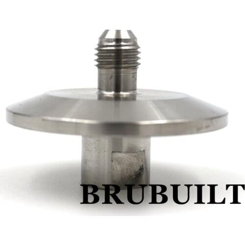 1.5"TC x 1/2" MFL, 1/4"FFL Inside 304 Sanitary Tri-Clover Fittings Connectors Home Brew