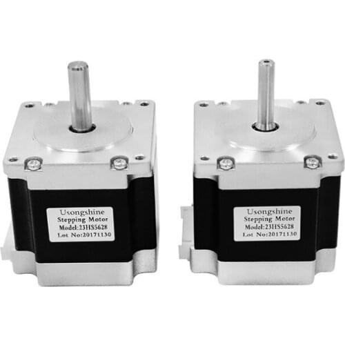 23HS5628 Nema23 Stepper Motor 57 motor 4-lead 165 Oz-in 56mm 2.8A 6.35mm diame CNC Laser Grind Foam Plasma Cut