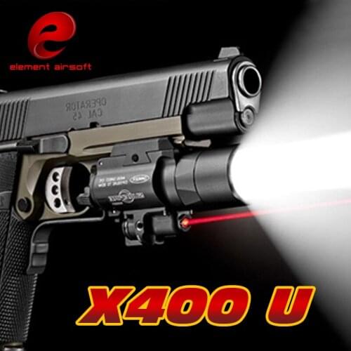 Element X400 ULTRA LED Tactical Light laser Picatinny Rail Flashlight For Pistol Lantern Hunting Airsoft Arms Gun Arsoft Lamp