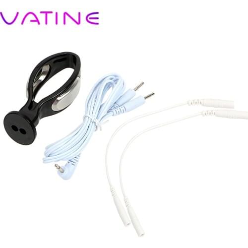 VATINE Anal Dilator Butt Plug Stimulator Electric Shock Erotic Sex Toys for Women Female Masturbation Prostate Massage