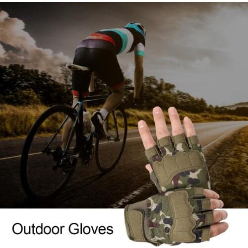 Cycling Gloves Fitness Gloves Half-finger Tactical Special Forces Sniper Combat Fighting Outdoor Climbing Cycling Sports Gloves